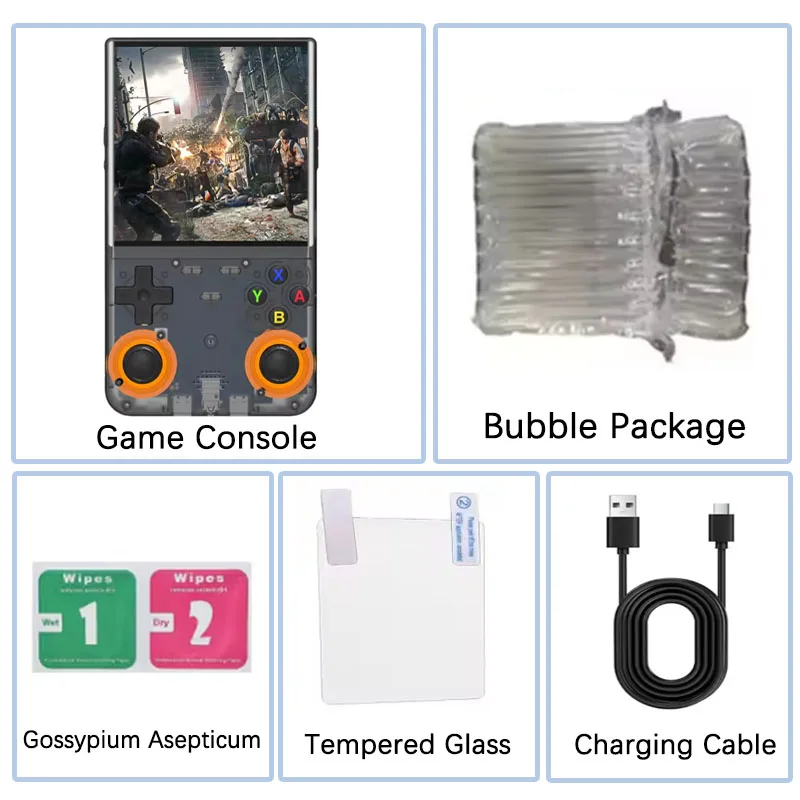 Portable R36Ultra Retro Handheld Game Console 4.0-inch Open-source Linux held Game 9