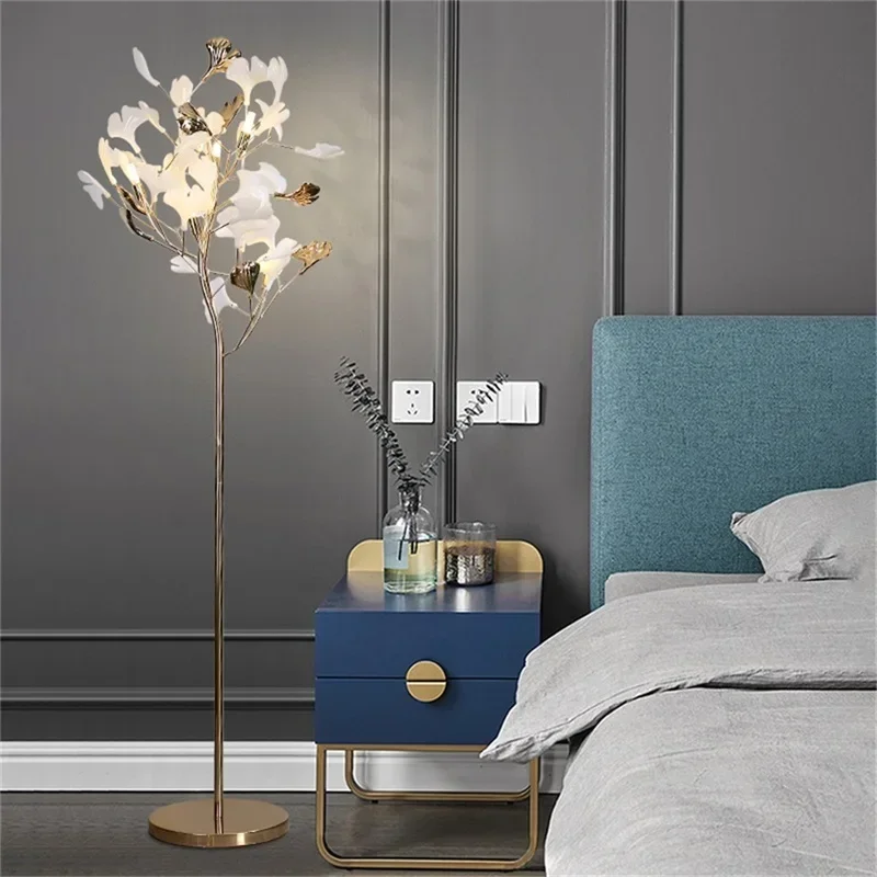 GISELLE Nordic Creative Floor Lamp Ginkgo Flower 4