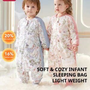 AIBEDILA Baby Sleep Sack Thick Soft Kid's Swaddle Transition Sleeping Bag Warmth Toddlers 1