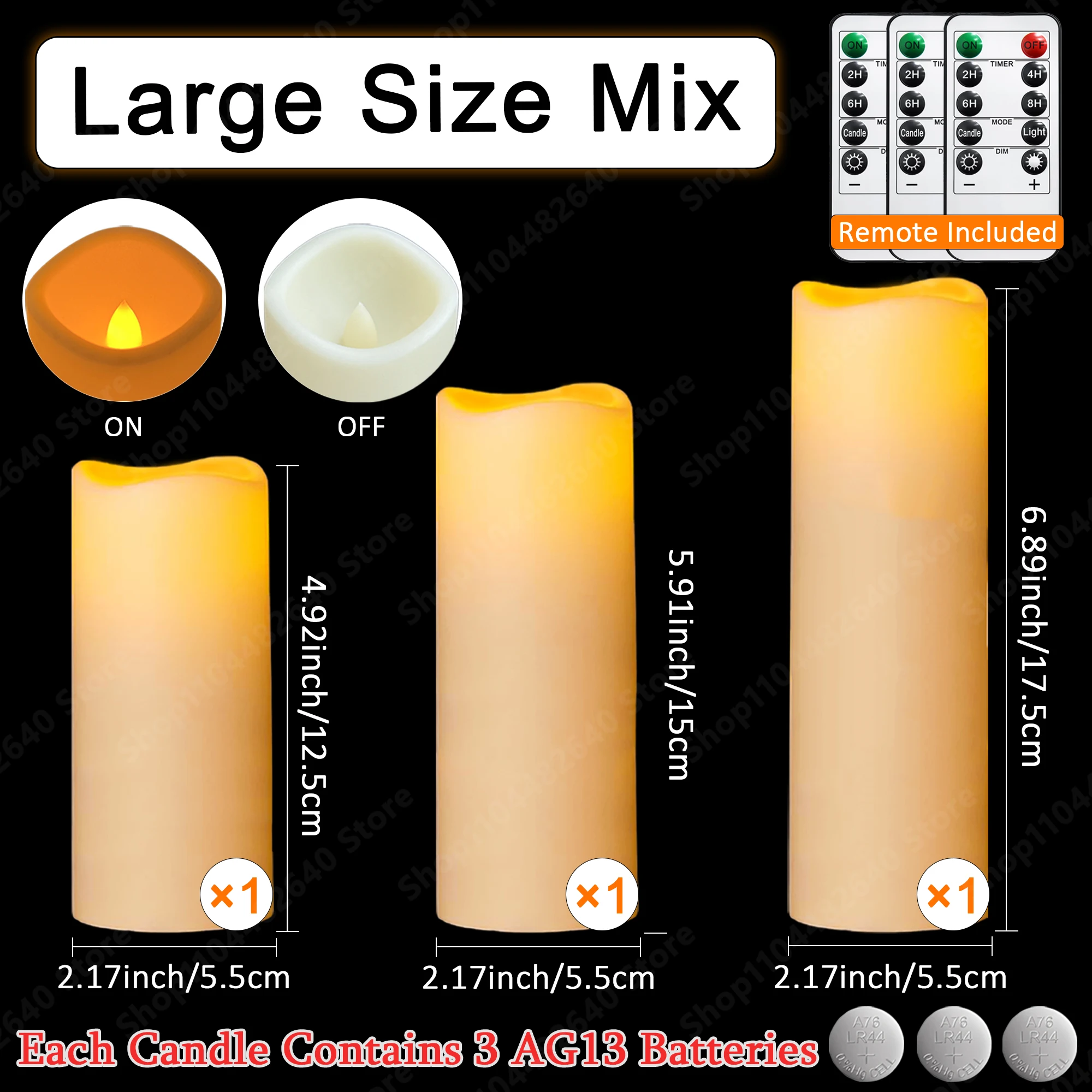 9-240Pcs Led Candles Flameless Candles 10
