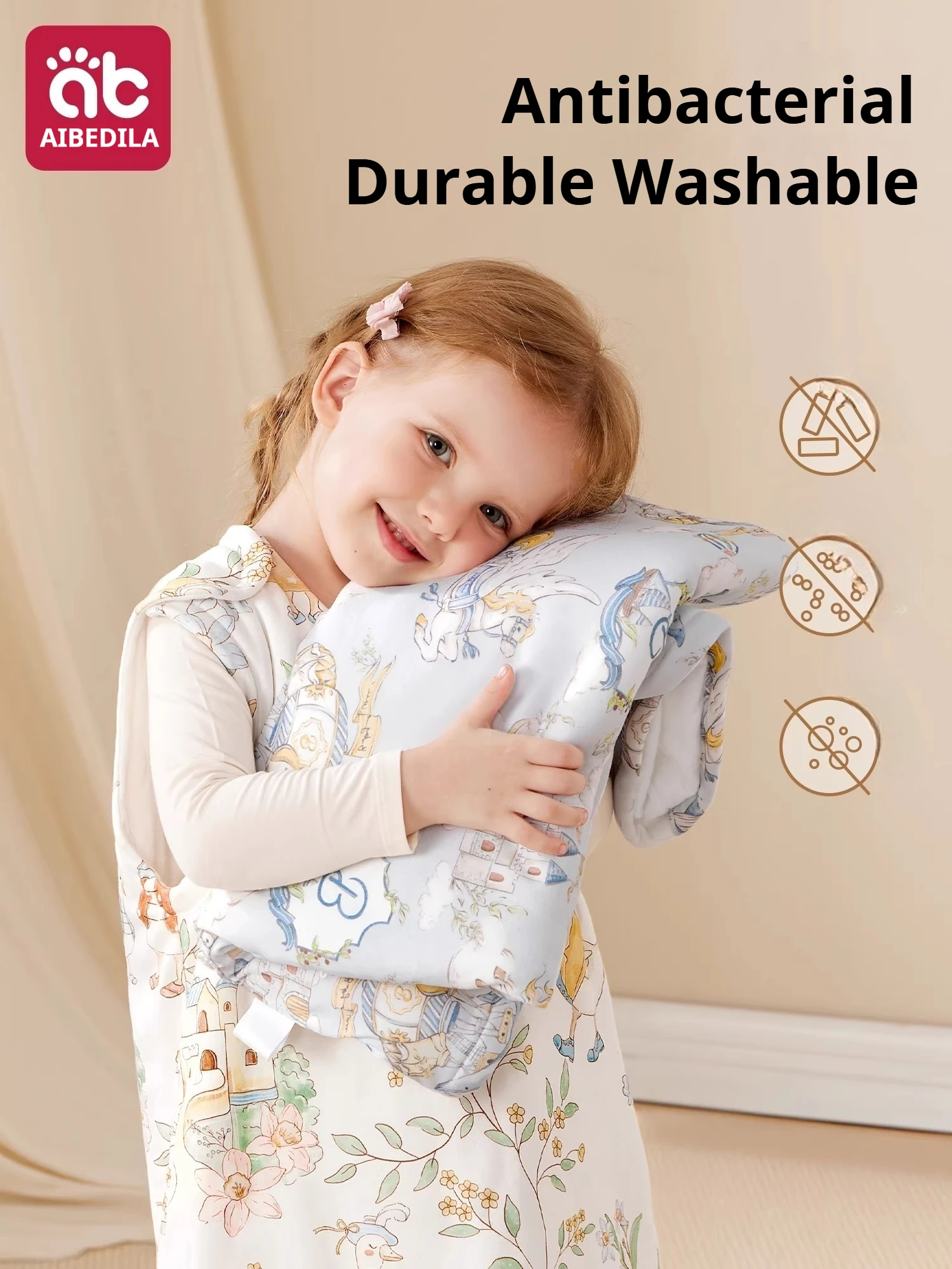 AIBEDILA Baby Sleep Sack Cotton Newborn Sleeveless Sleep Bag Soft Cozy Kids Wearable Blanket 5