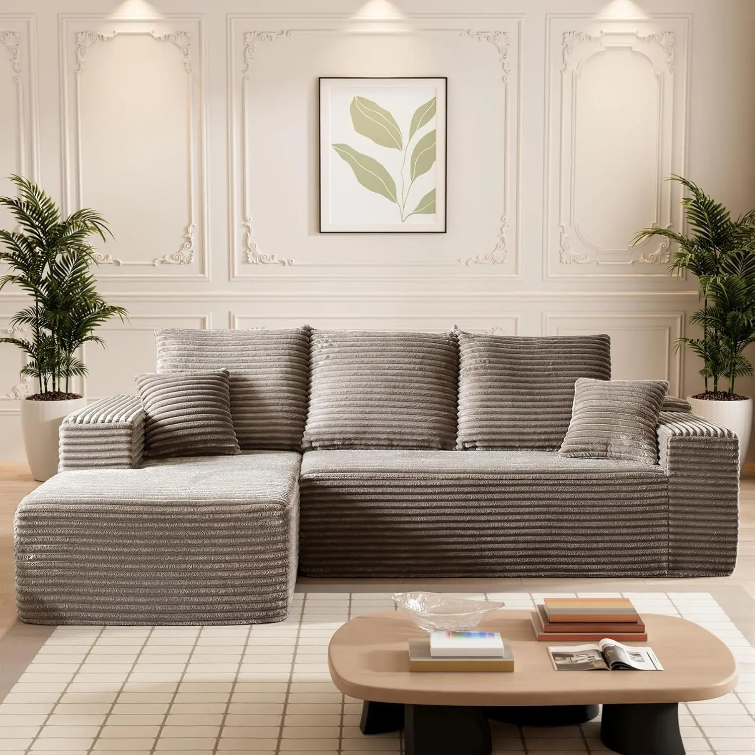 Modular Sectional Sofa Cloud Sectional Couch, 107 16