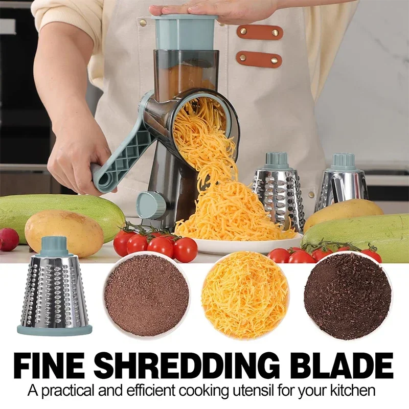 2025 3-in-1 Rotary Cheese Grater 4