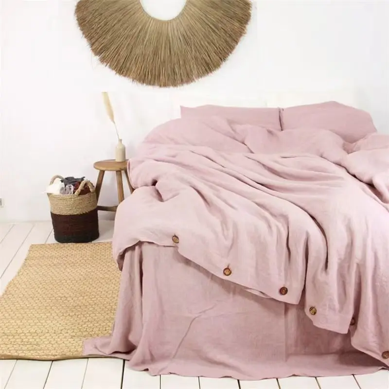100% Linen Bed Duvet Cover Stone Washed linen duvet cover, stone-washed linen, 100% linen, bed cover, breathable bedding, soft linen, luxury duvet, durable linen, bedroom décor, natural bedding, 11