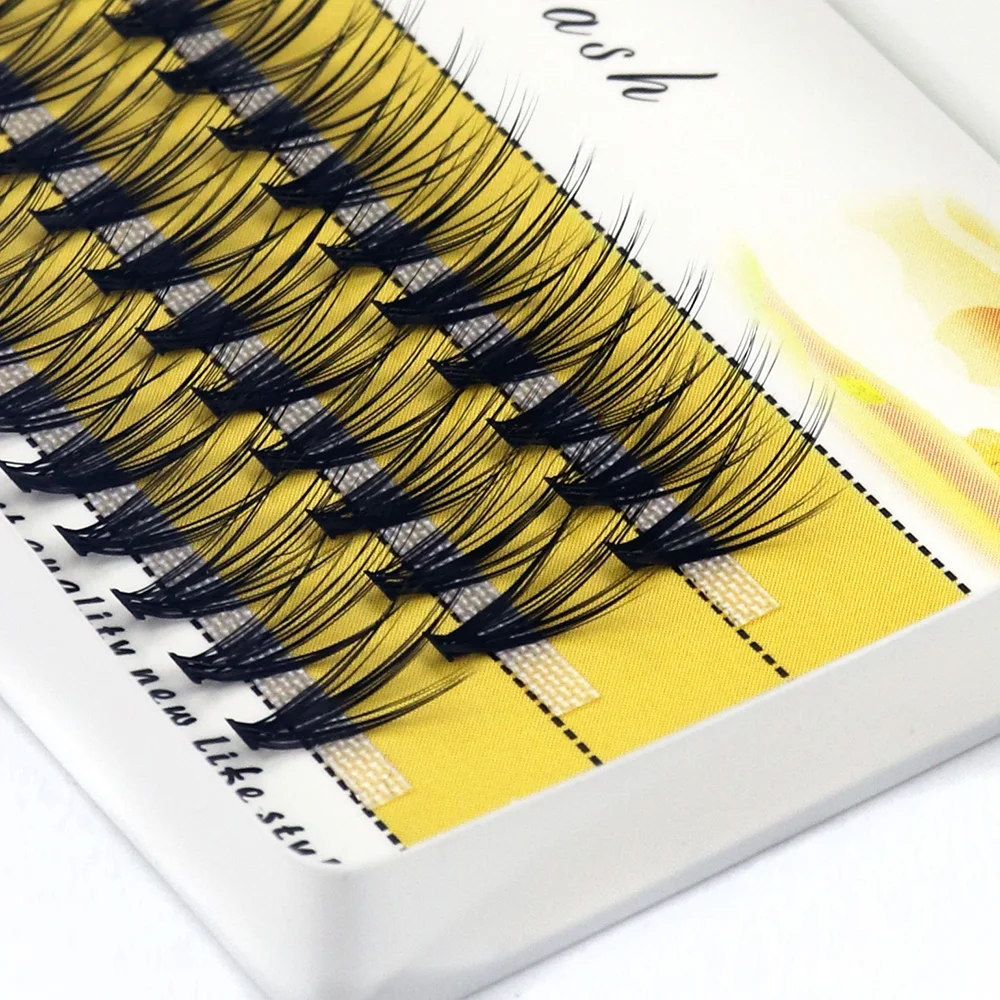 20/30D Mink Eyelashes Natural Eyelash bunches 1 box/60 bundle 3D Russian individual Eyelash 8