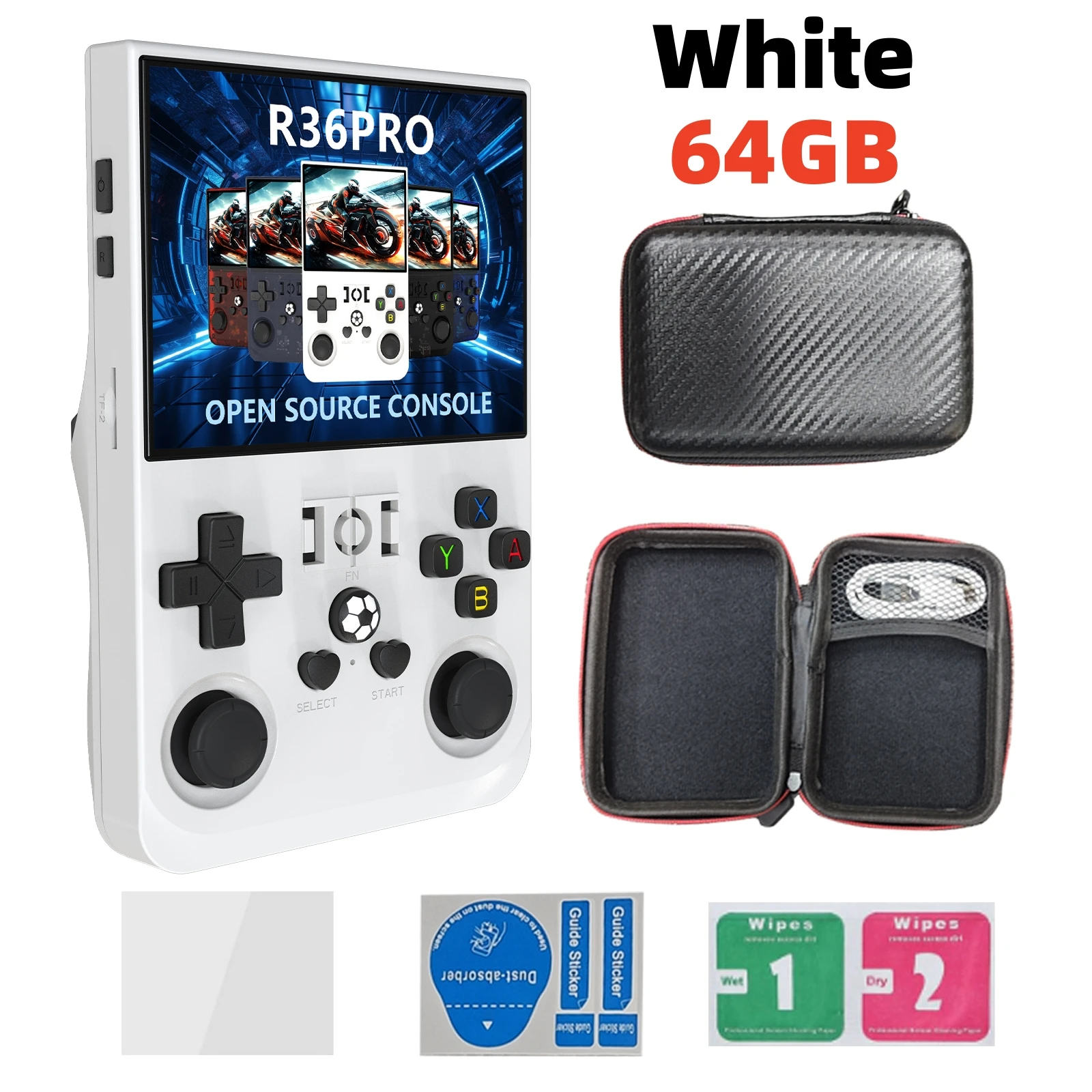 Open Source R36 PRO Retro Handheld Video Game Console Linux SystemGB Games 7