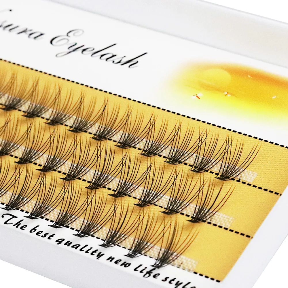 20/30D Mink Eyelashes Natural Eyelash bunches 1 box/60 bundle 3D Russian individual Eyelash 7