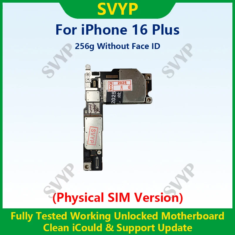 Fully Tested 100% Working Motherboard For iPhone 16ProMax Mainboard 15