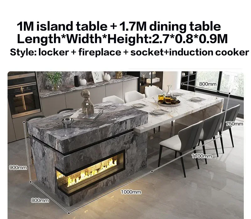 Custom Marble Kitchen Island 20