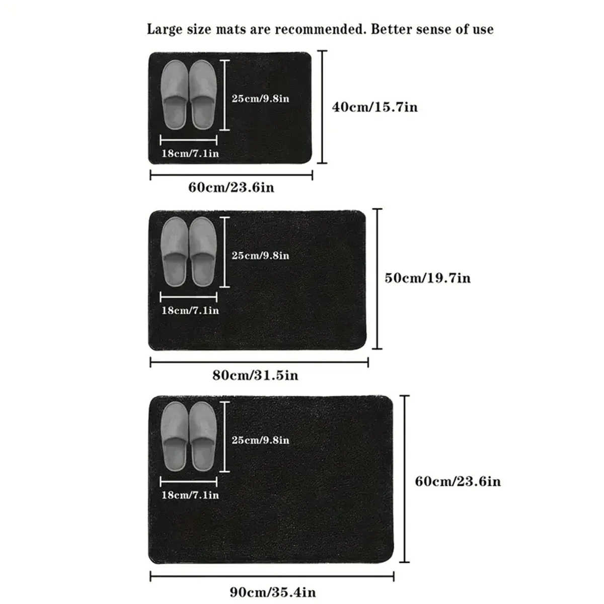 Absorbent Floor Mat Non Slip Bath Mat 6