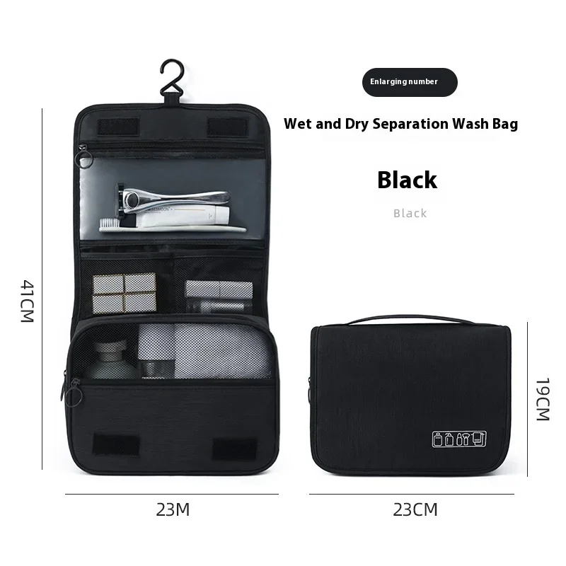 Foldable Toiletry Bag Organizer Hanging Storage Bathroom Makeup Cas 4