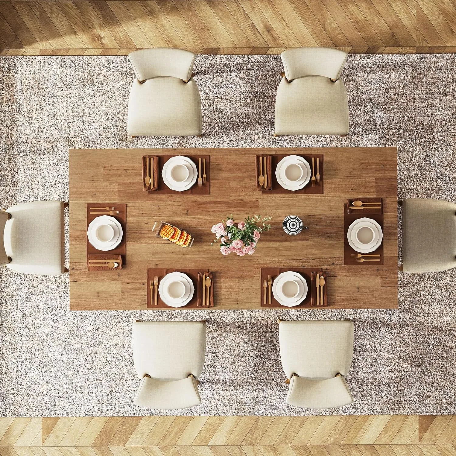 63 Inch Dining Table 6