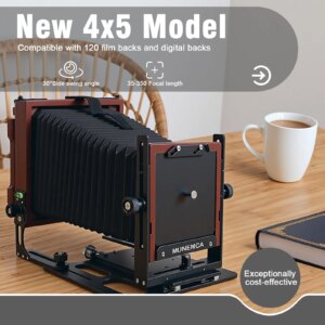 eTone Professional Munewca 4x5 Large Format Film Camera Carbon 1
