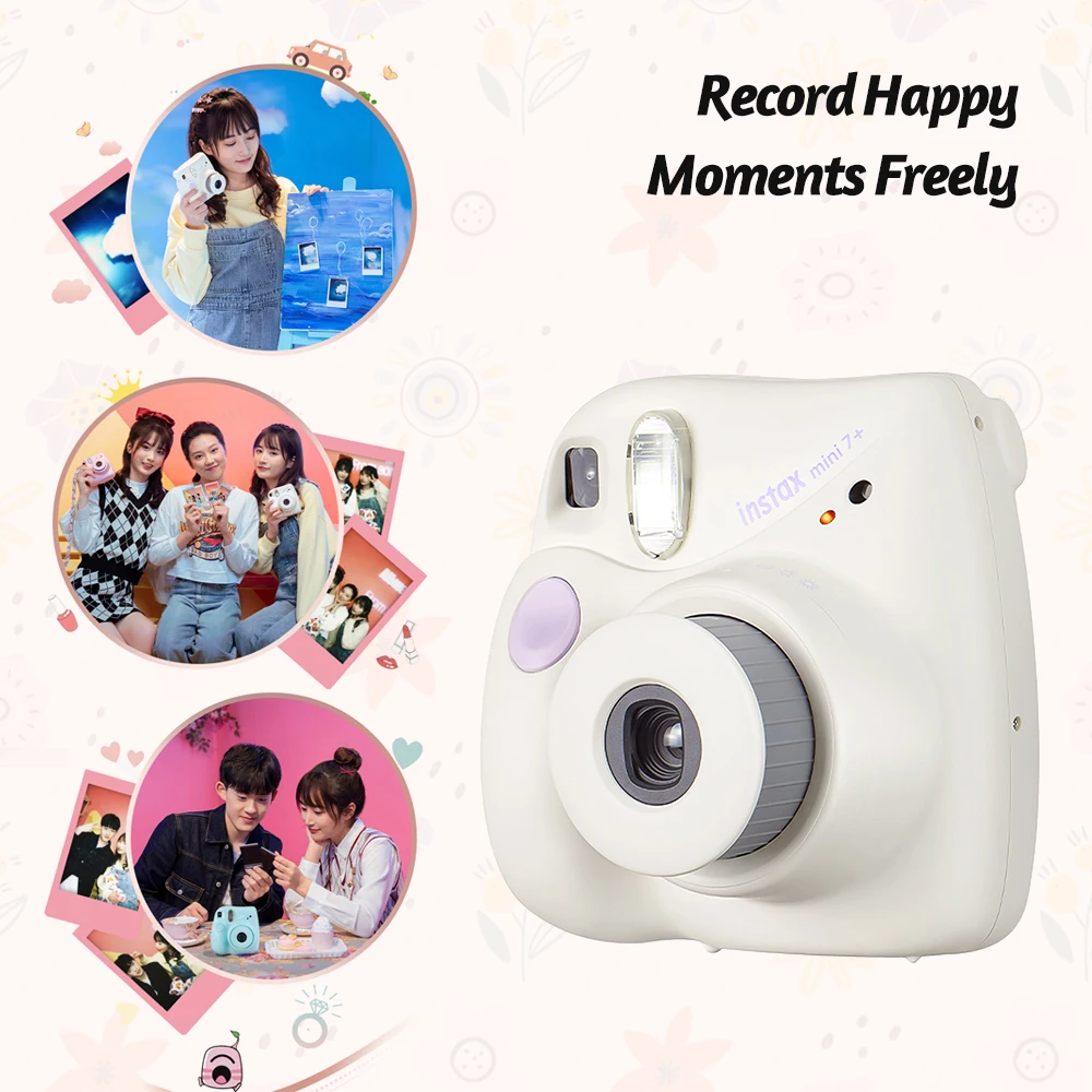 Fujifilm Instax Mini 7+ Mini SE Instant Camera Film Cam 3