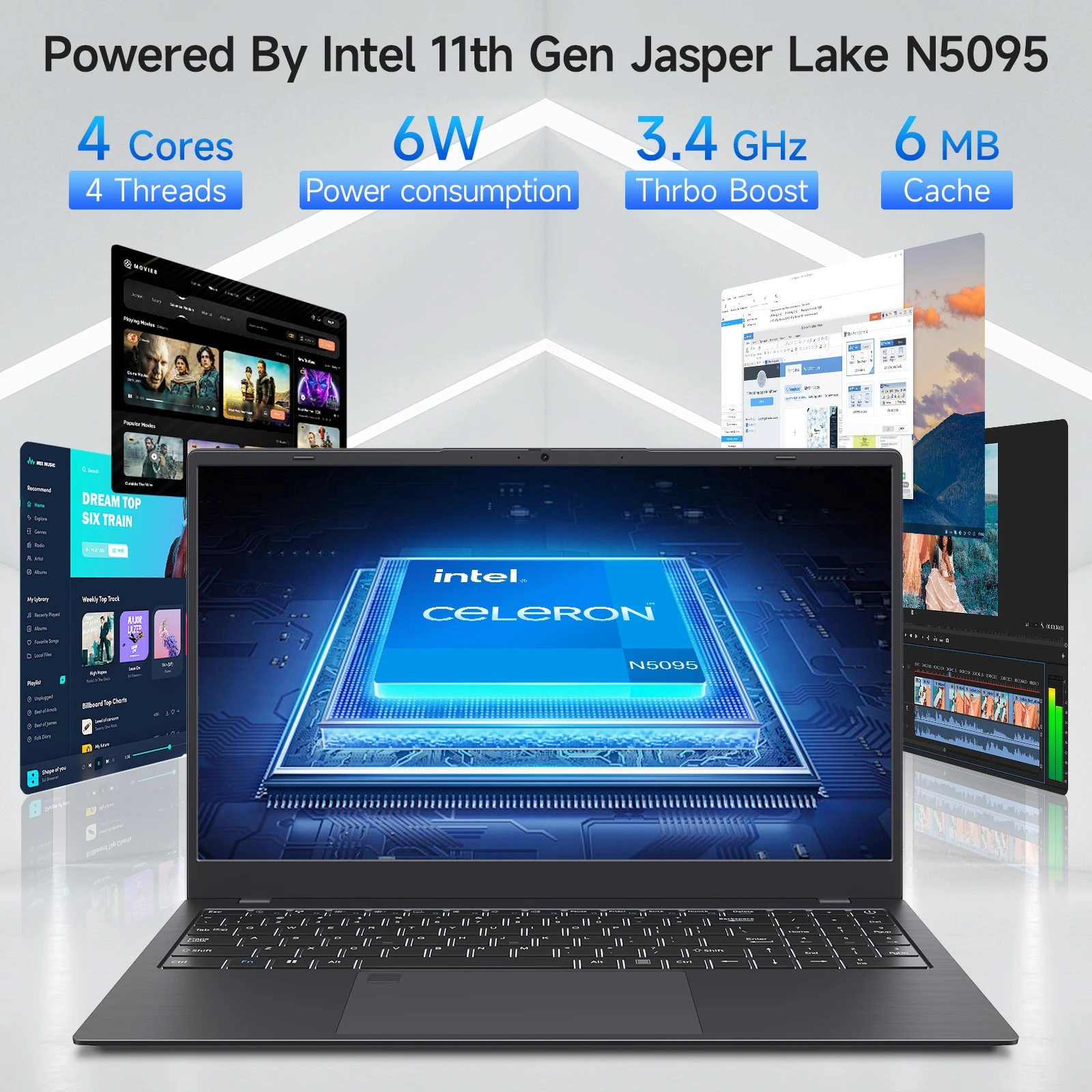 15.6 Inch Business Laptop Notebook PC 3