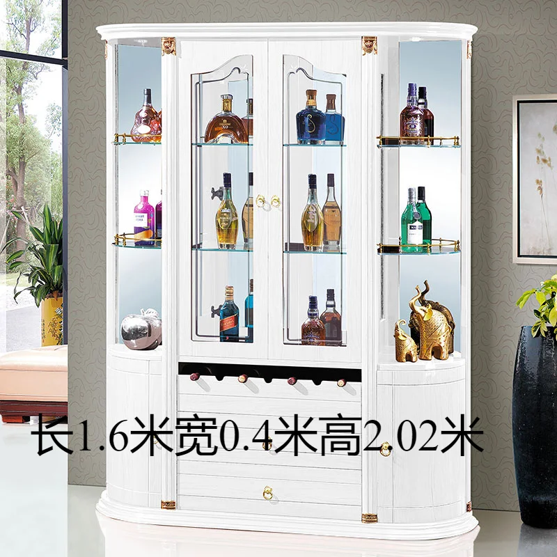 European-Style Glass Wine Cabinet 19