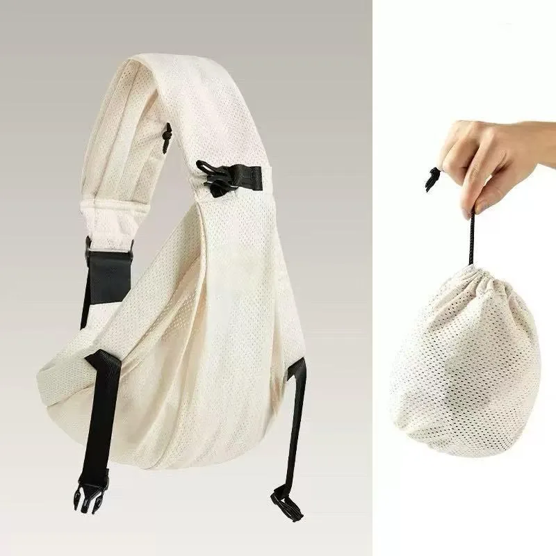 New Portable Baby Sling Front-carrying Portable Newborn Mini Sling, Single-shoulder Baby Breathable Carrier 6