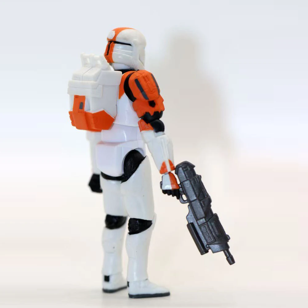 Lot SW Clone Wars Commando Boss 3.75 4