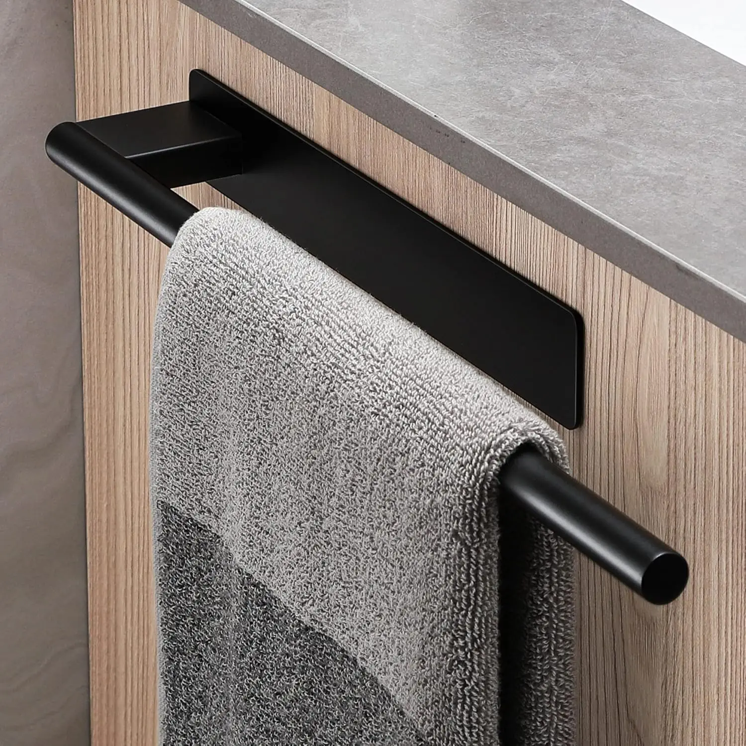 Stainless Steel Towel Bar Home Double-pole Set 8