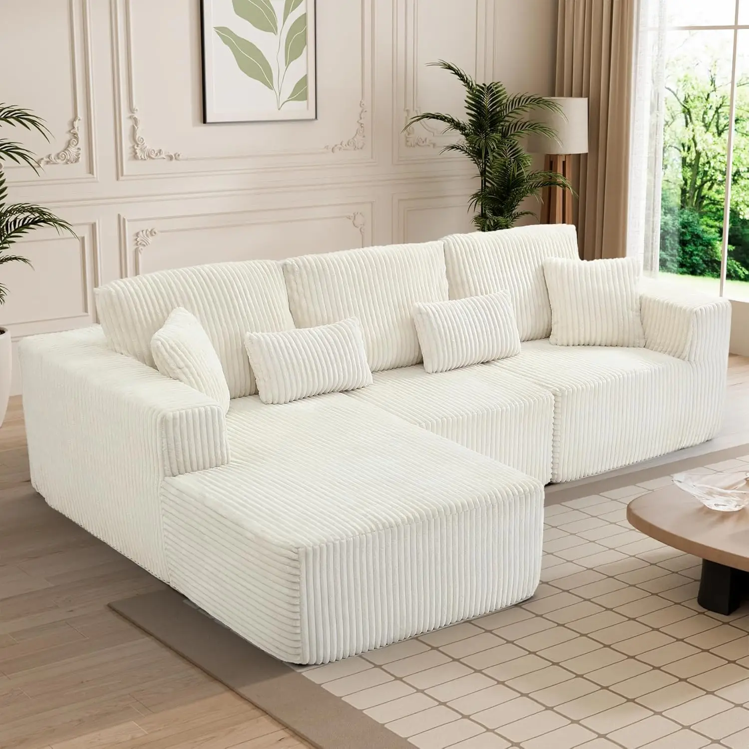 Modular Sectional Sofa Cloud Sectional Couch, 107 10