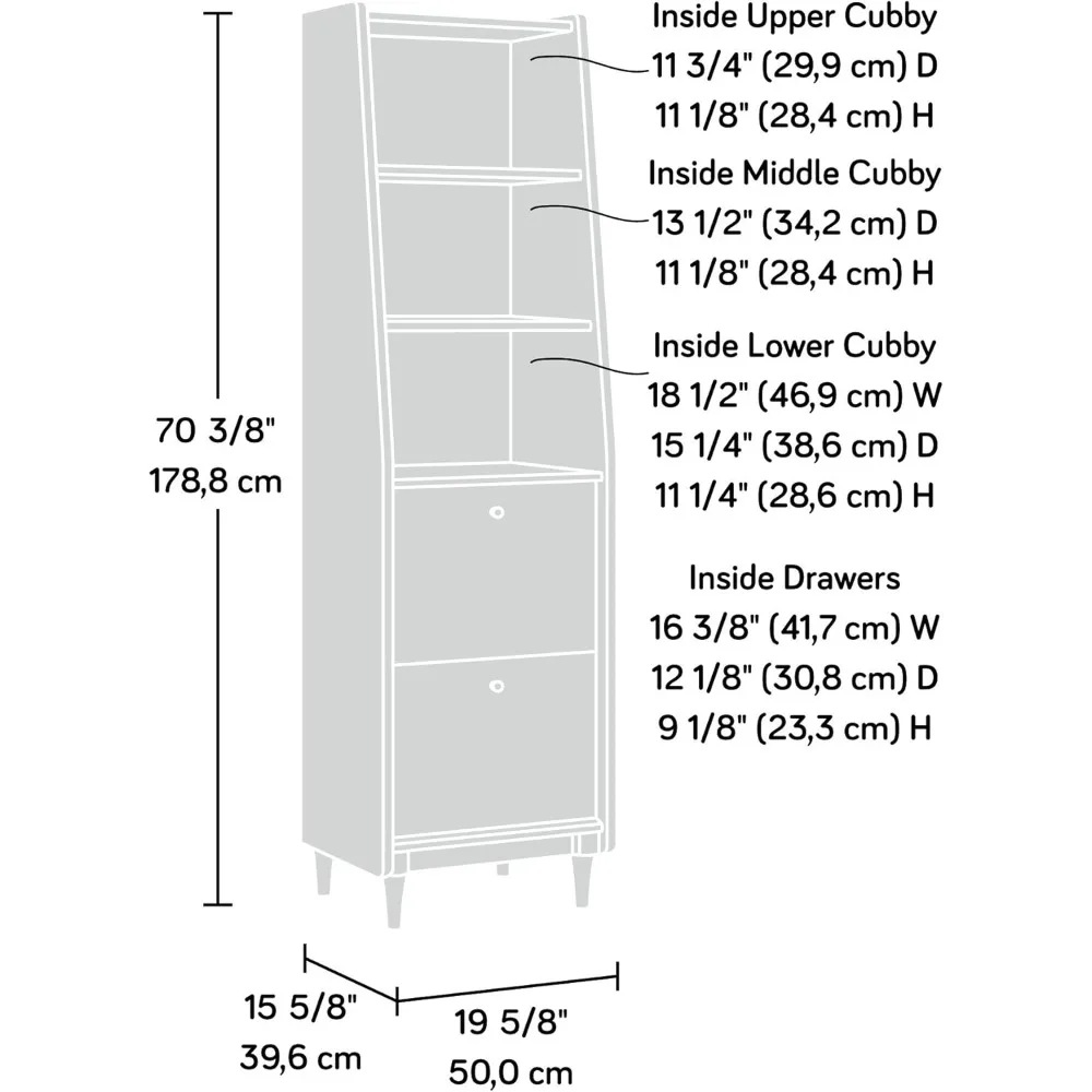 Harvey Park Tall Bookcase with Drawers 3