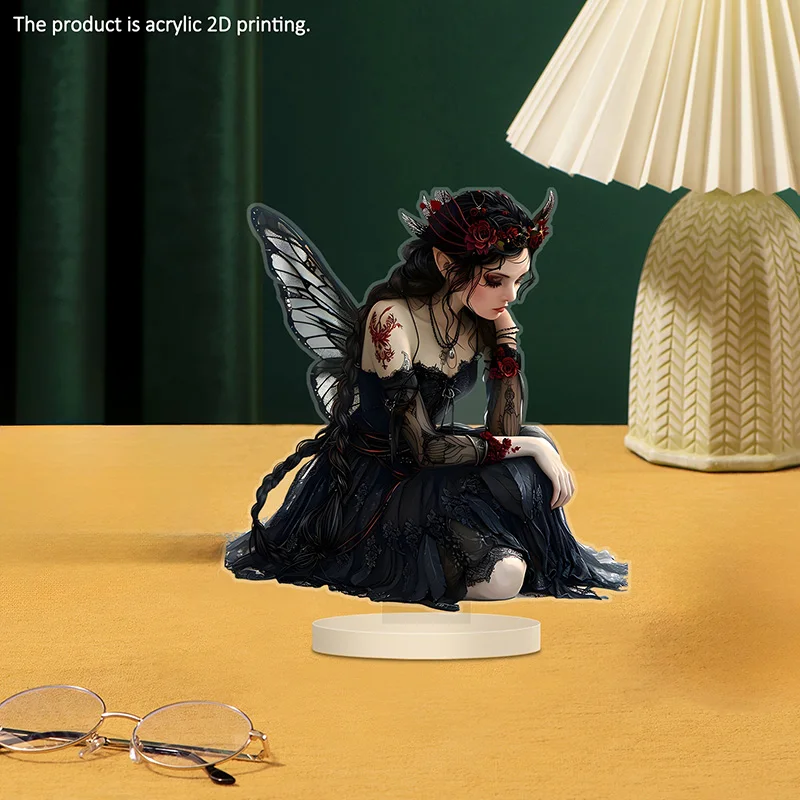 Decoration Cute Black Fairy Desk Decor 6