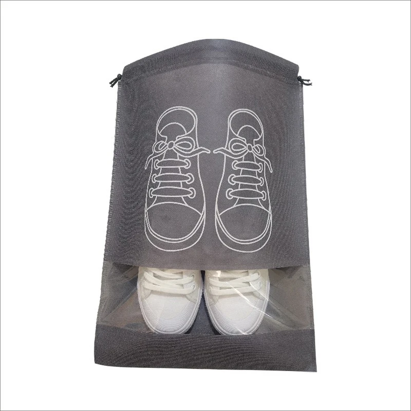 10/5pcs Shoes Storage Bags Closet Organizer Non-woven Travel Portable Bag 11