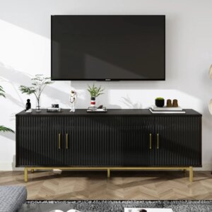 70" Fluted TV Stand 1