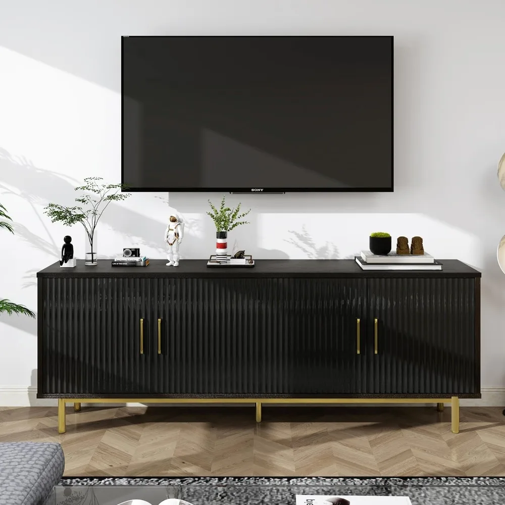 70" Fluted TV Stand 1