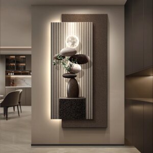 The Corridor Room Is Decorated With Light 1
