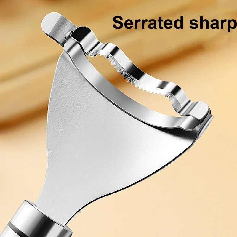 Stainless Steel Corn Peeler Serrated Corn Stripper Peelers 5