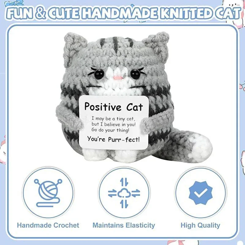 Crochet Cat Doll Ornament 3