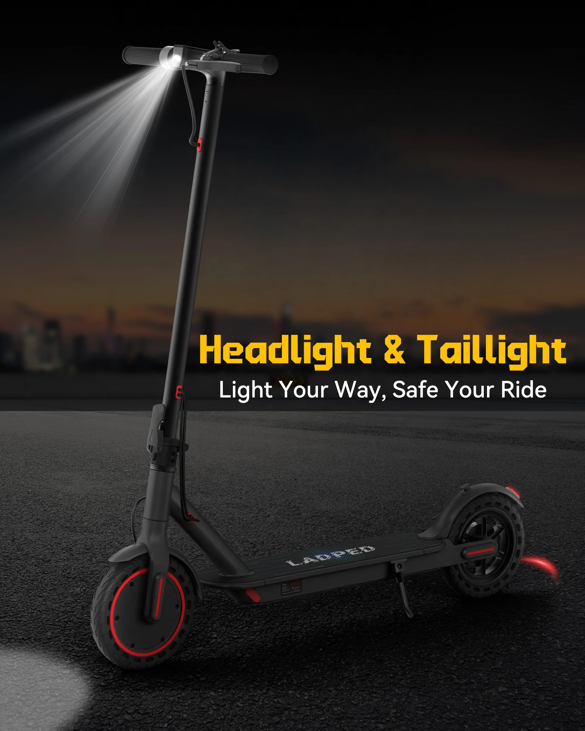 LADPED LP40 Electric Scooter 350W 19mph APP Smart Control 4 Speed Modes Foldable Electric Scooter 5