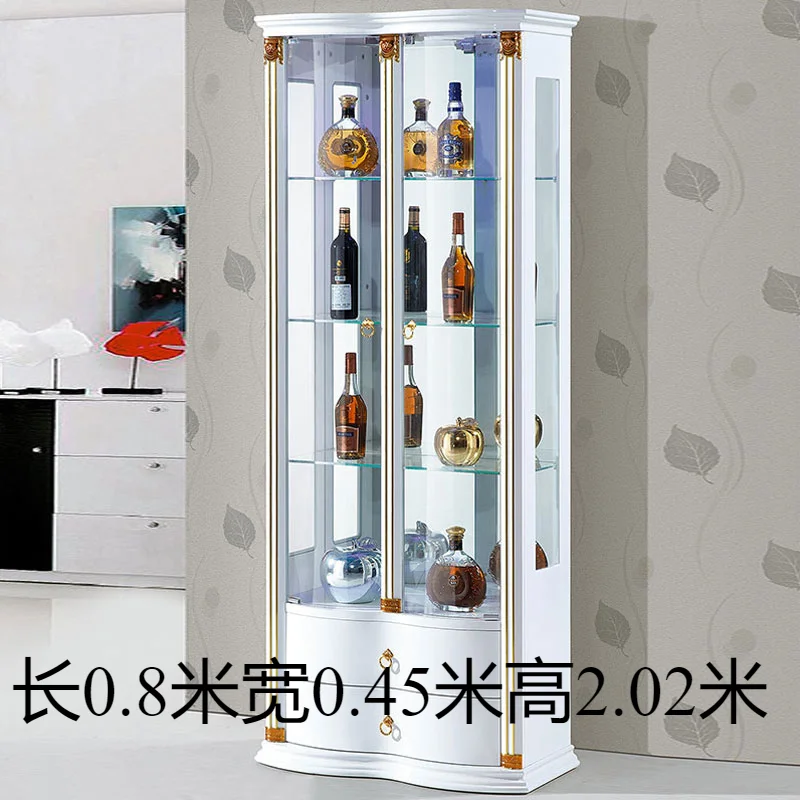 European-Style Glass Wine Cabinet 18