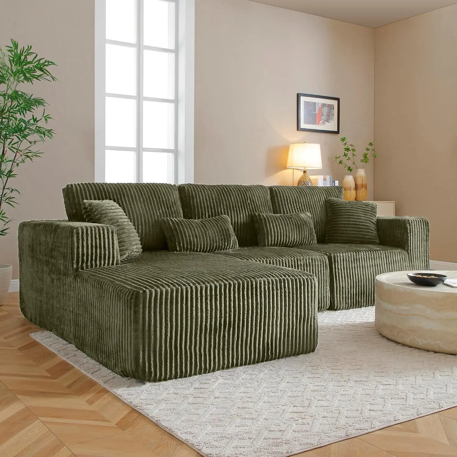Modular Sectional Sofa Cloud Sectional Couch, 107 9