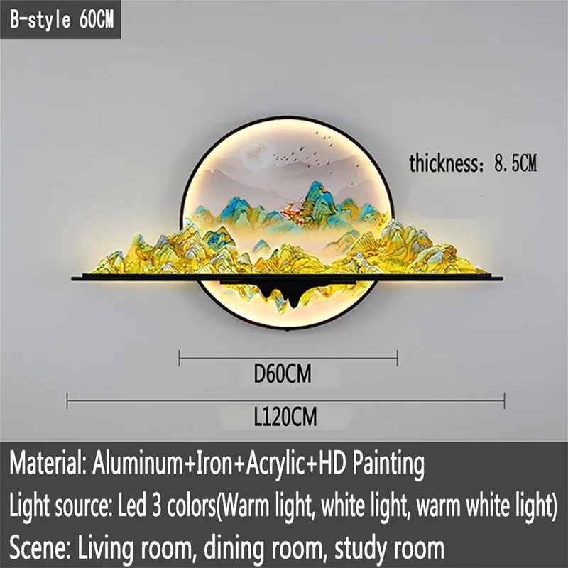 ULANI Modern Picture Wall Light LED Chinese 9