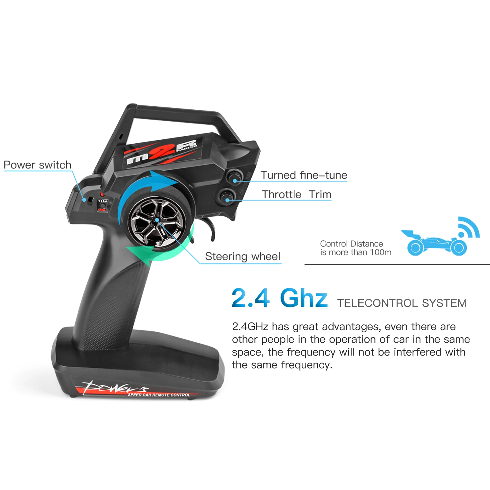 WLtoys 144001 Racing RC Car,1:14 Scale High Speed Remote 5