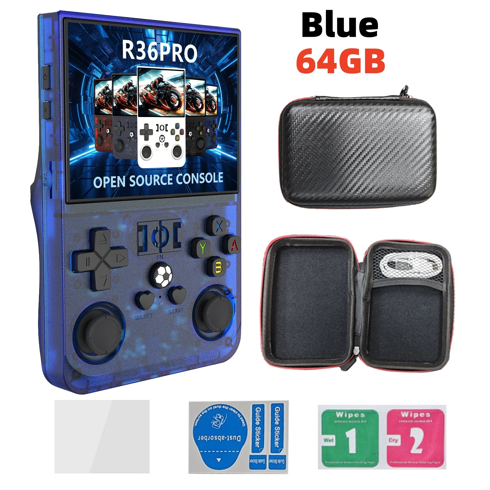 Open Source R36 PRO Retro Handheld Video Game Console Linux SystemGB Games 11