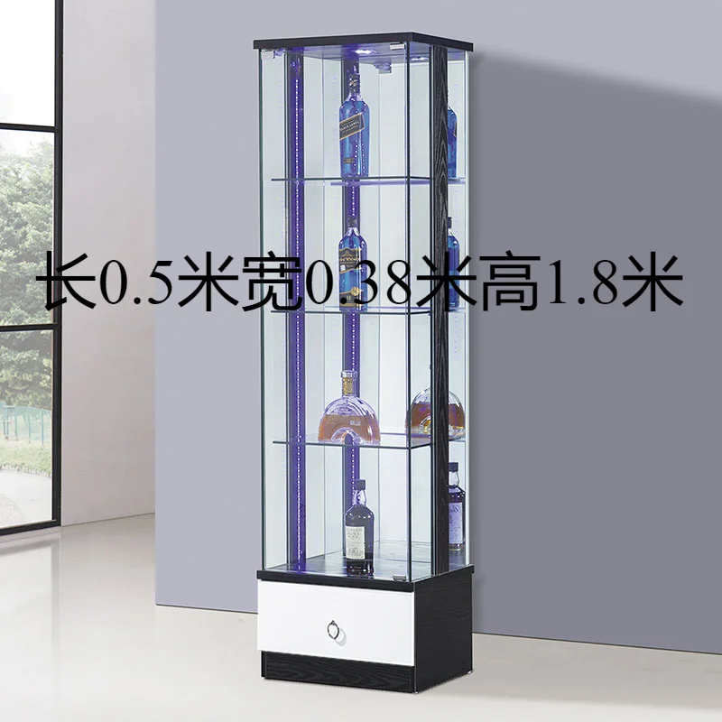 European-Style Glass Wine Cabinet 8