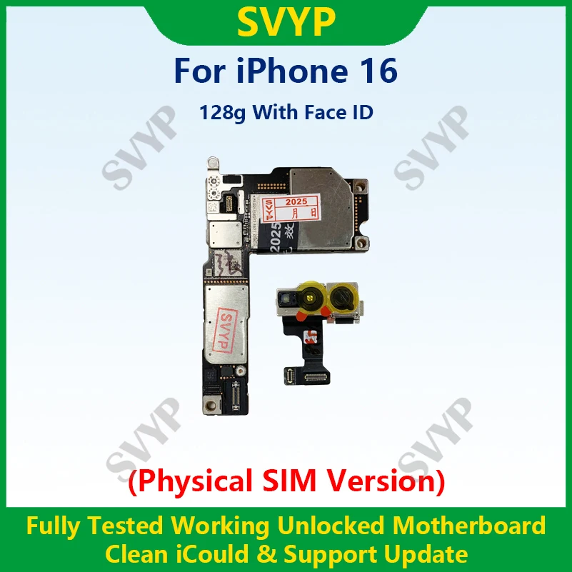 Fully Tested 100% Working Motherboard For iPhone 16ProMax Mainboard 13