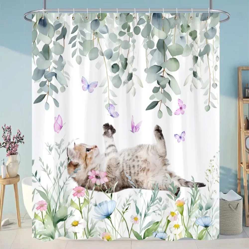 Beautiful Plant Flower Shower Curtain 22