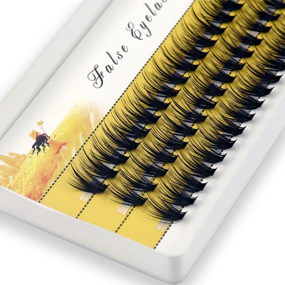 20/30D Mink Eyelashes Natural Eyelash bunches 1 box/60 bundle 3D Russian individual Eyelash 4