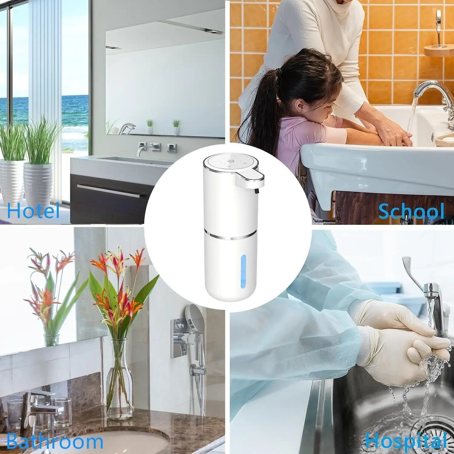 Automatic Liquid/Foma Soap Dispenser, 6