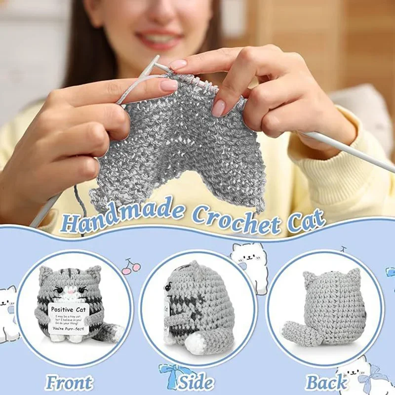 Crochet Cat Doll Ornament 4