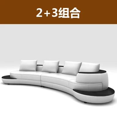 MANBAS Top Grain Genuine Leather Sofa 12