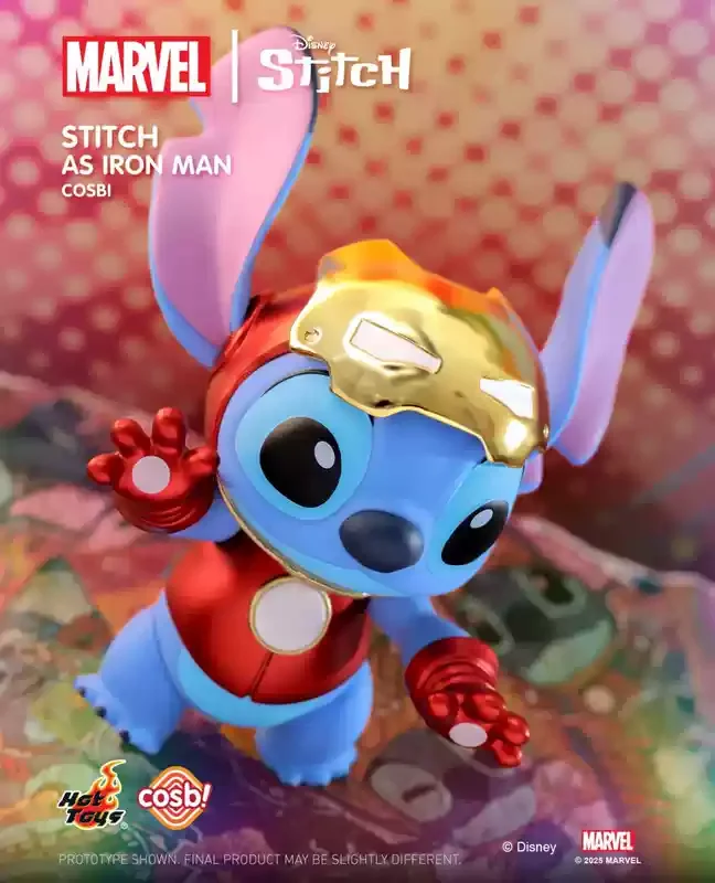 Original Blind Box Hottoys Marvel Stitch Cosbi Series Mystery Surprise Bot 7
