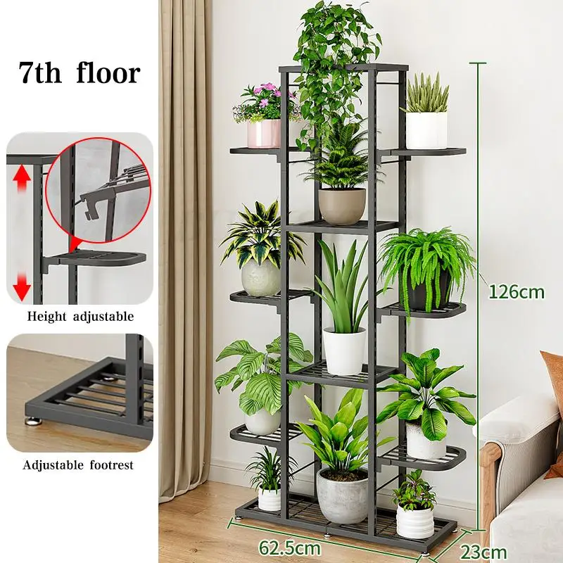 Indoor Plant Stand Flower Rack 5 Tier 7 Tier Flower Pot 8