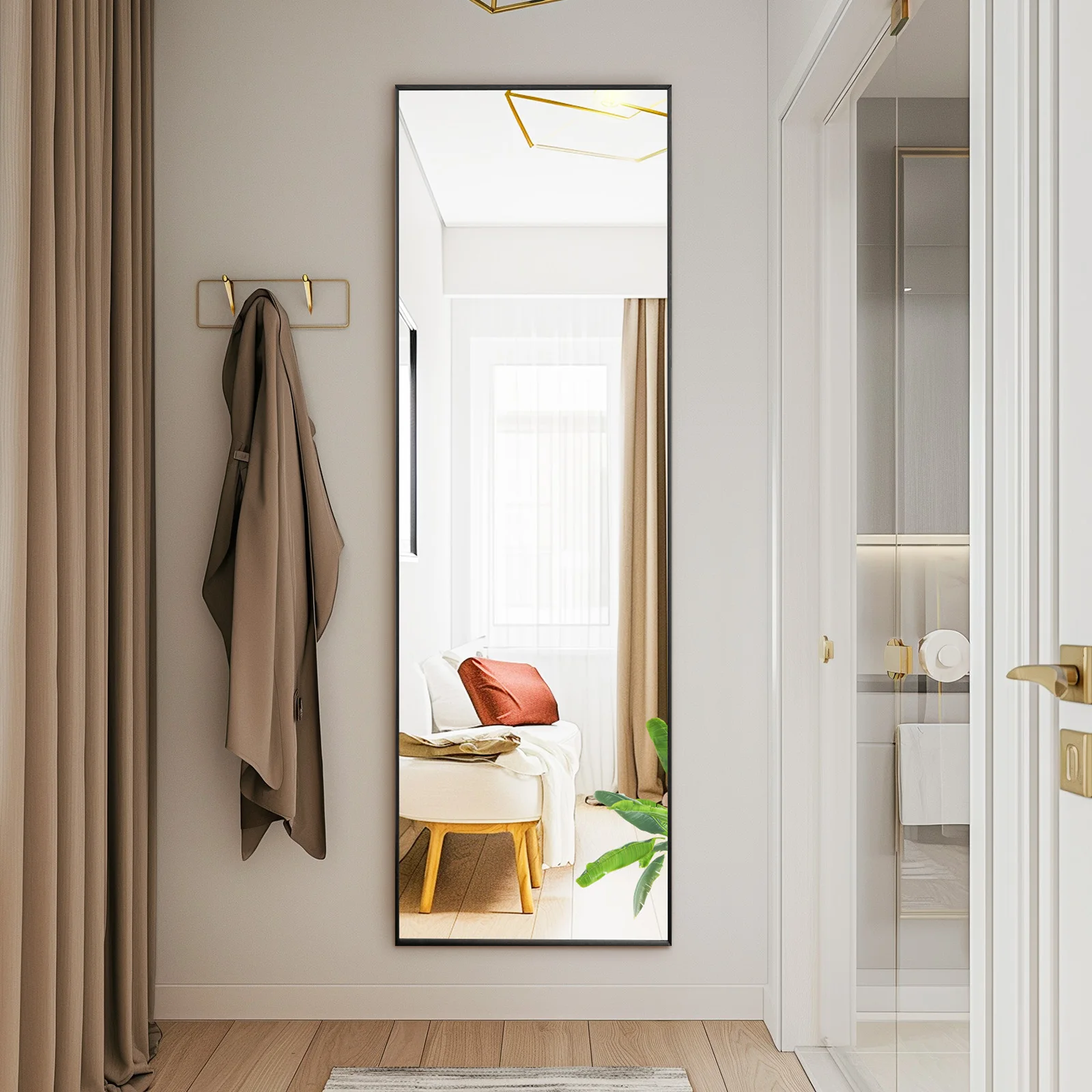JHK 64" x21" Full Body Wall Mirror 2