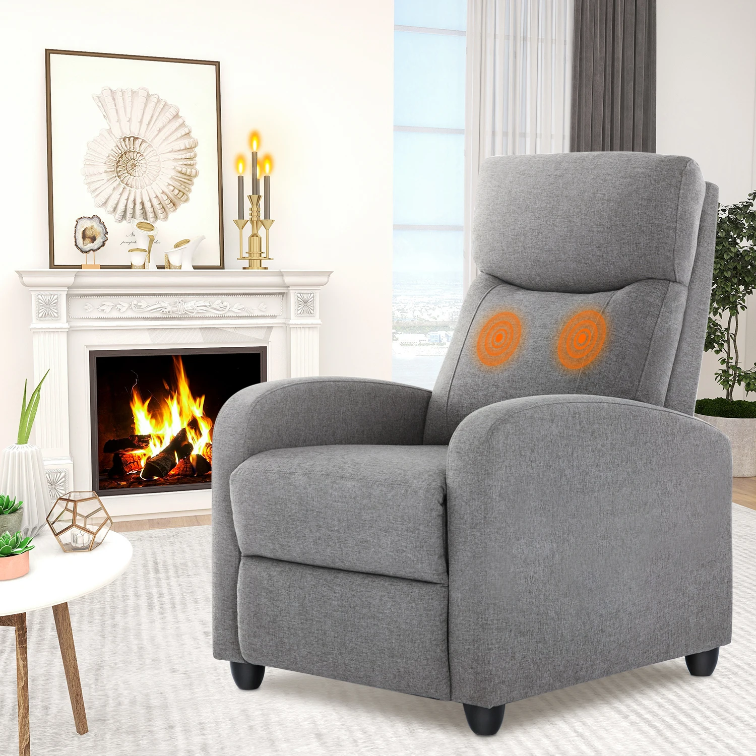 JHK Recliner Chair Massage Sofa 4