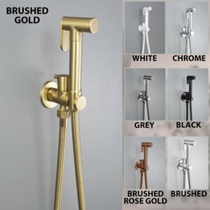 Brass Handheld Toilet Bidet 1